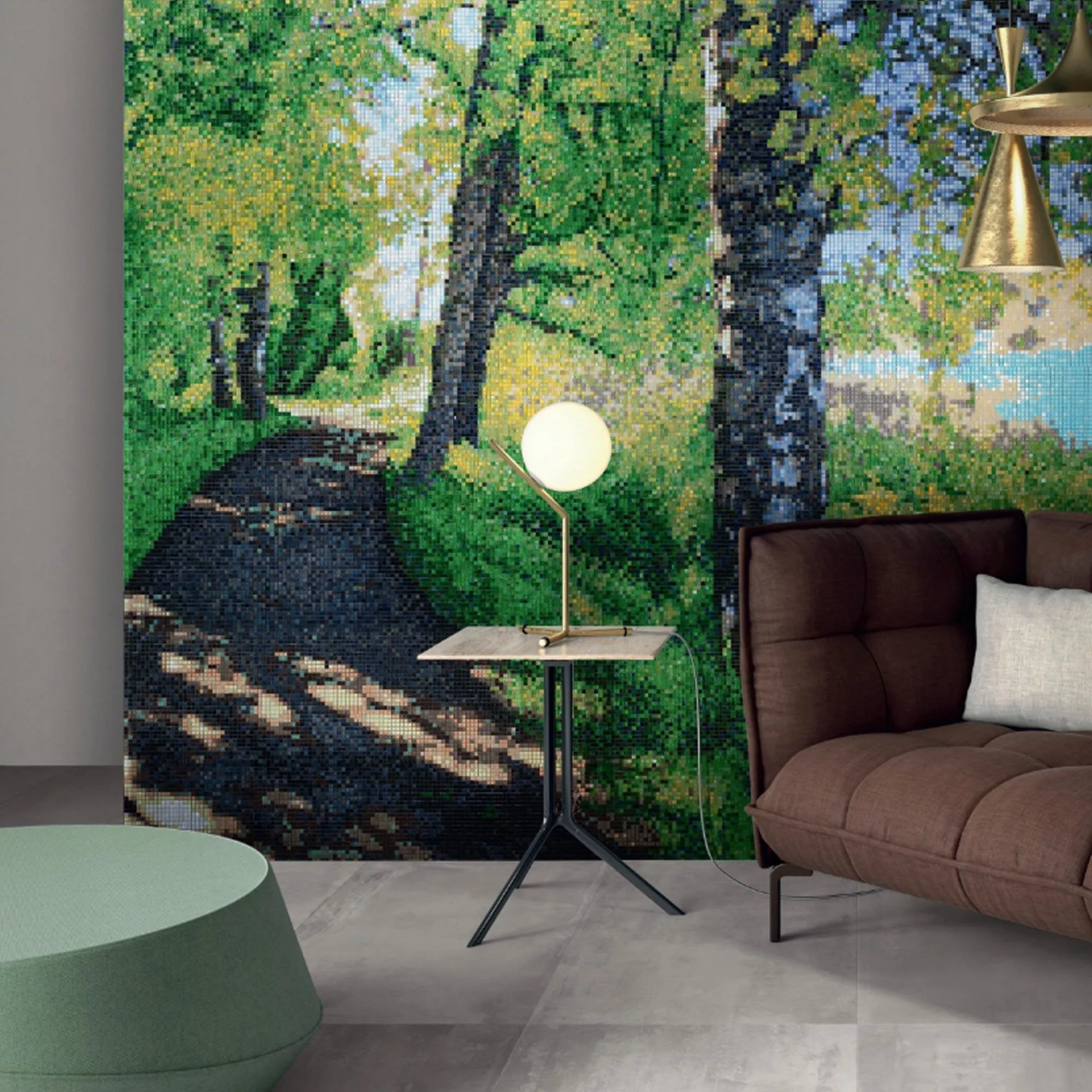 Glas Mosaik Bild Springlane 120x240cm 4 Glas Mosaik Bild Springlane 120x240cm – Bild 2