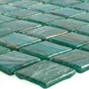 Glas Mosaikfliese Ogeday Goldeffekt Grün