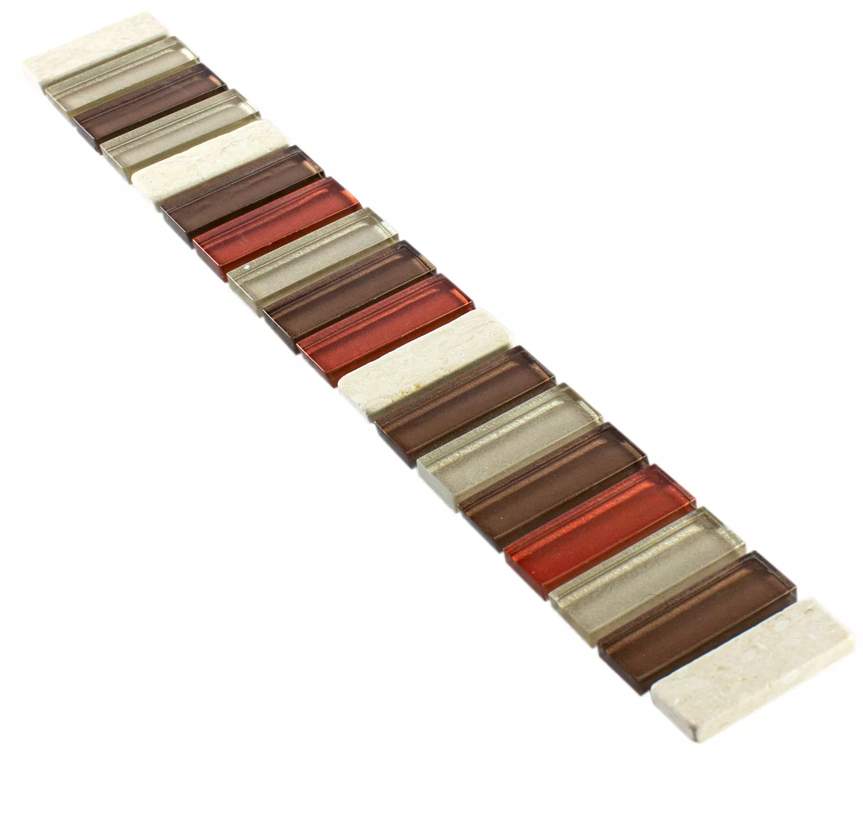 Glas Naturstein Bordüre Lawton Cream Bronze 3 Glas Naturstein Bordüre Lawton Cream Bronze