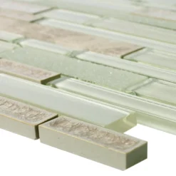 Glas Naturstein Keramik Mosaik Kozan Beige