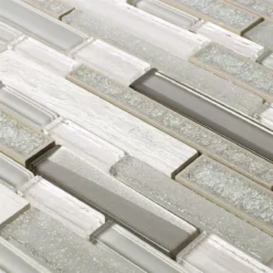 Alternative view of Glas Naturstein Keramik Mosaik Kozan Grau