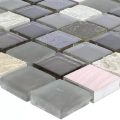 Glas Naturstein Metall Mosaikfliesen Riksha