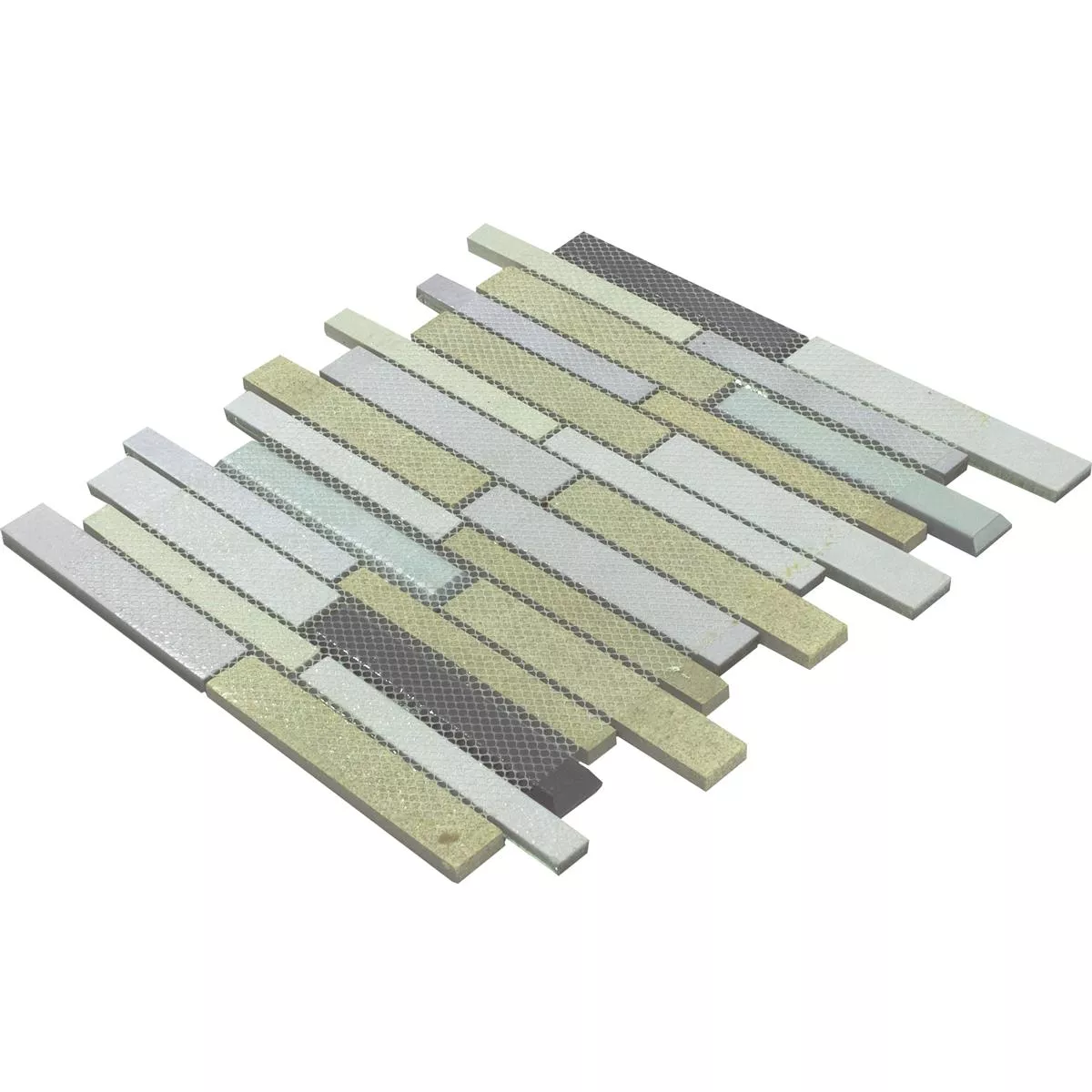 Glas Naturstein Mosaik Crystal Springs Brick Grau 7 Glas Naturstein Mosaik Crystal Springs Brick Grau – Bild 5