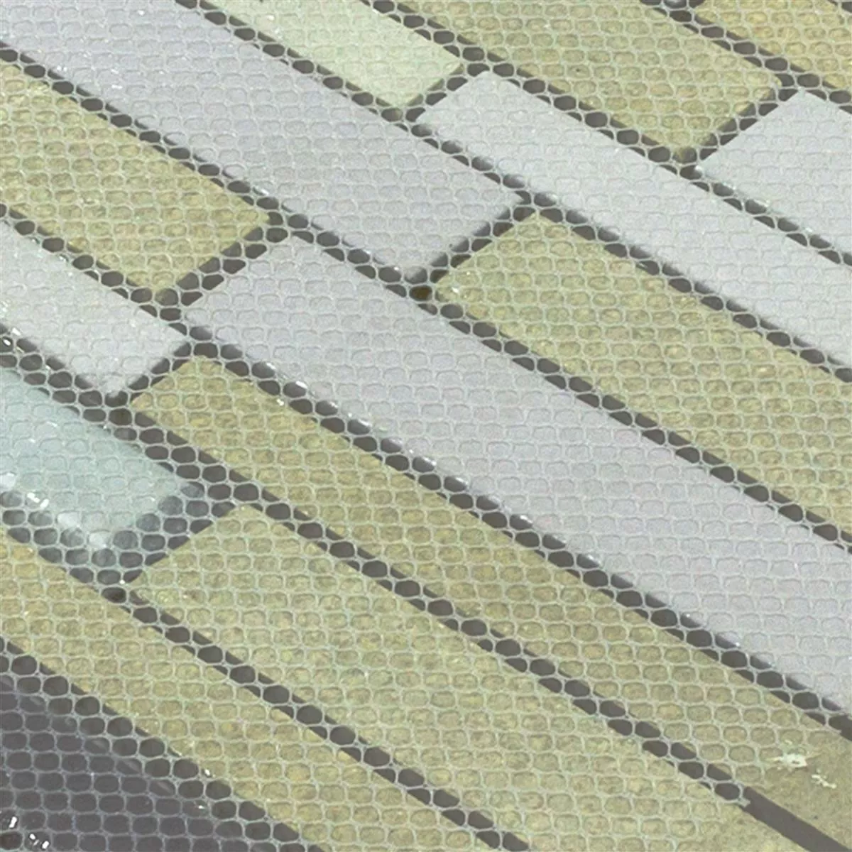 Glas Naturstein Mosaik Crystal Springs Brick Grau 8 Glas Naturstein Mosaik Crystal Springs Brick Grau – Bild 6