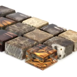 Glas Naturstein Mosaikbordüre Gabon Braun 9 Glas Naturstein Mosaikbordüre Gabon Braun -Mosafil Shop glas naturstein mosaikborduere gabon braun 4 83