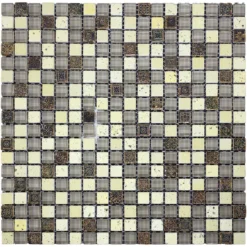 Glas Marmor Mosaikfliesen Majestic Silber Braun -Mosafil Shop glas naturstein mosaikfliesen majestic silber braun 4 jpg 7