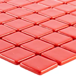 Glas Pool Schwimmbad Mosaik Pixley Rot