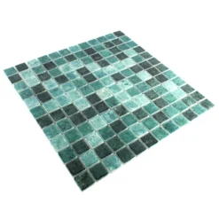 Glas Schwimmbad Mosaik Baltic Grün 25x25mm 8 Glas Schwimmbad Mosaik Baltic Grün 25x25mm -Mosafil Shop glas schwimmbad mosaik baltic gruen 25x25mm 3 49