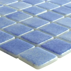 Glas Schwimmbad Pool Mosaik Antonio Himmelblau