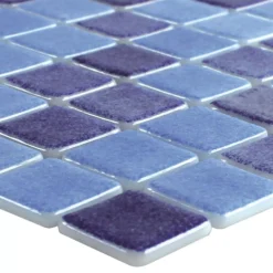 Glas Schwimmbad Pool Mosaik Lagune R11C Blau Mix