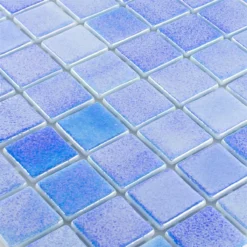 Alternative view of Glas Schwimmbad Pool Mosaik McNeal Blau 38
