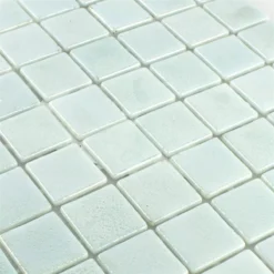 Alternative view of Glas Schwimmbad Pool Mosaik McNeal Weiß 38