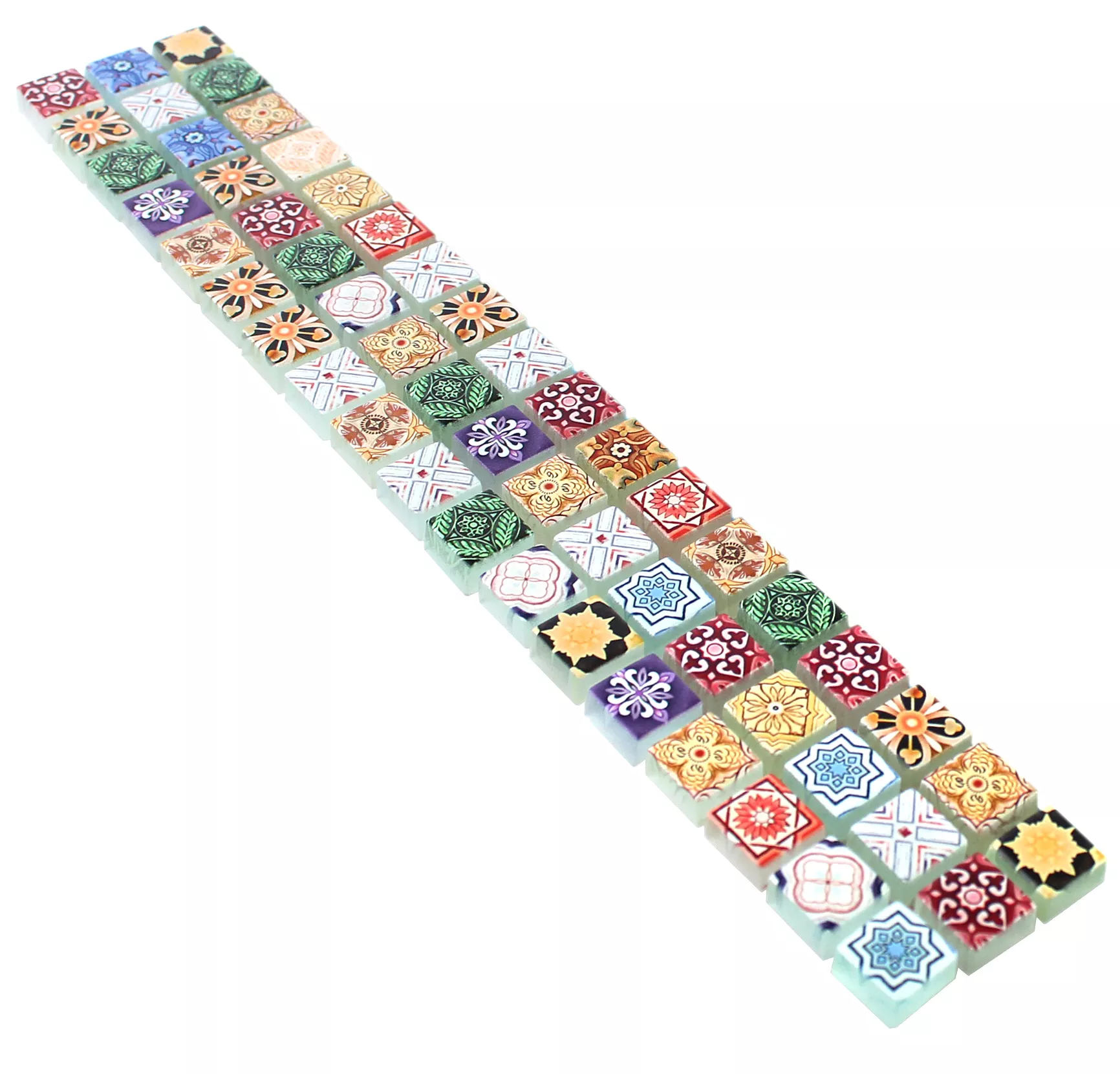 Glasbordüre Mentor Retro Optik Bunt 3 Glasbordüre Mentor Retro Optik Bunt