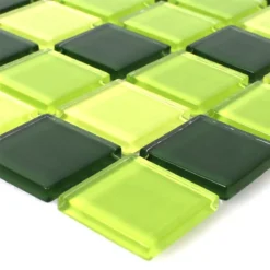 Glasmosaik Fliesen 25x25x4mm Madagascar