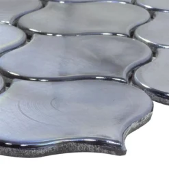 Glasmosaik Fliesen Andalucia Arabesque Schwarz