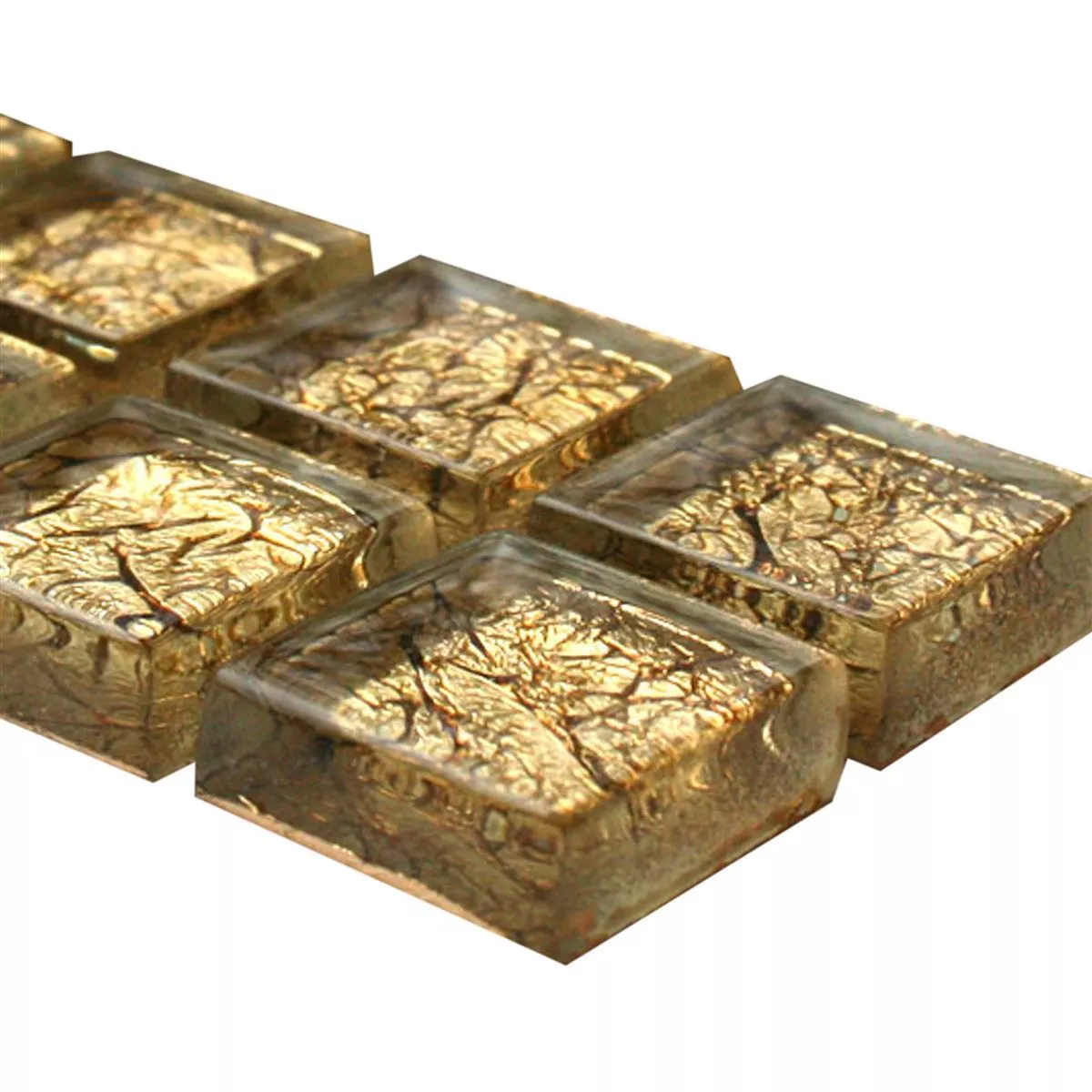 Glasmosaik Fliesen Bordüre Artist Gold Q23 5 Glasmosaik Fliesen Bordüre Artist Gold Q23 – Bild 3