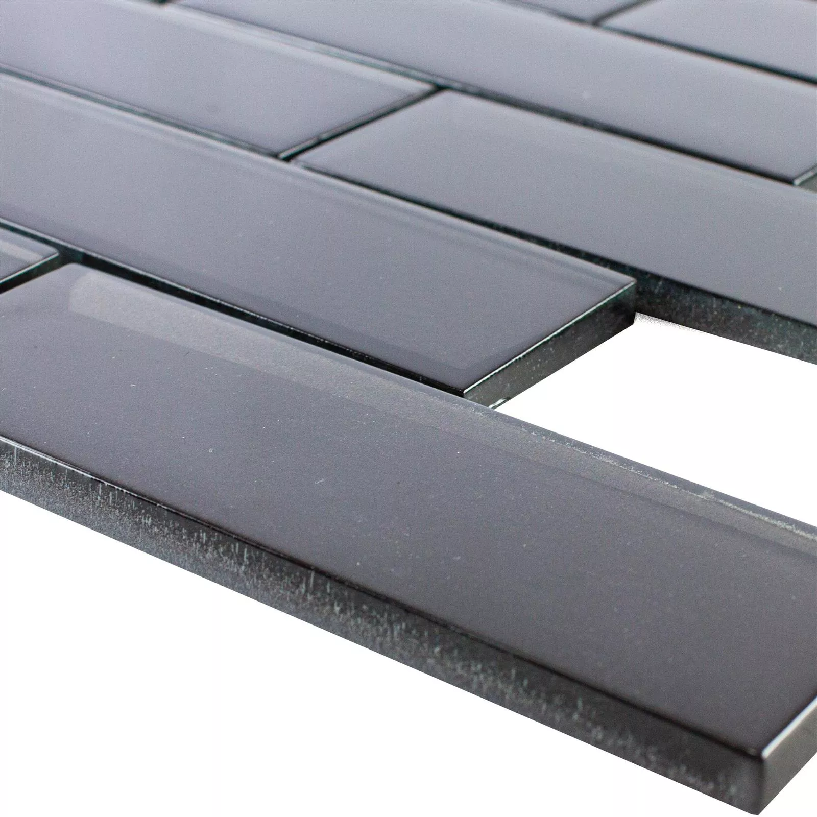 Glasmosaik Fliesen Delhi 3D Optik Dunkelbraun 3 Glasmosaik Fliesen Delhi 3D Optik Dunkelbraun