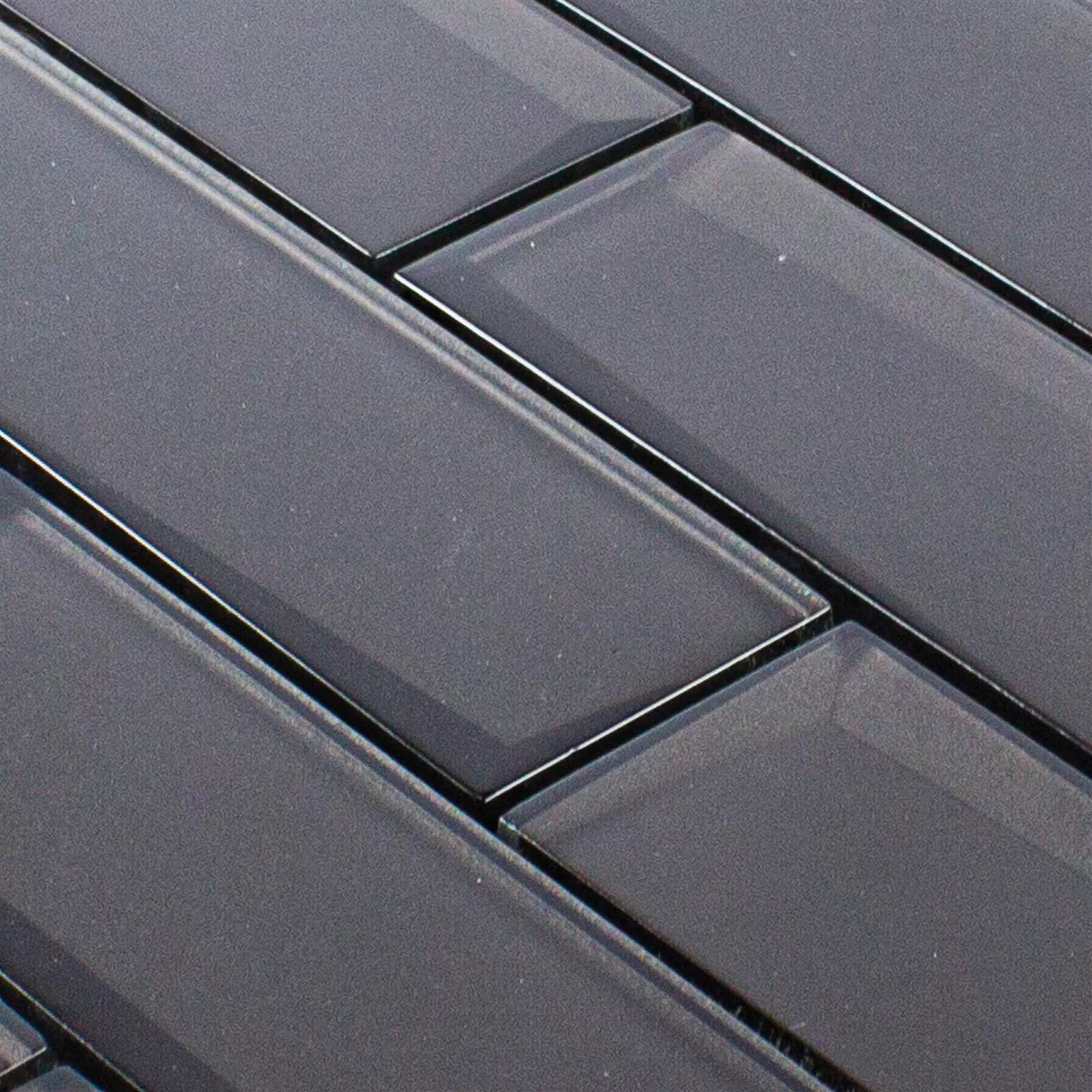 Glasmosaik Fliesen Delhi 3D Optik Dunkelbraun 4 Glasmosaik Fliesen Delhi 3D Optik Dunkelbraun – Bild 2