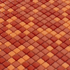 Glasmosaik Fliesen Delight Rot-Orange Mix -Mosafil Shop glasmosaik fliesen delight rot orange mix 2 98
