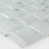 Glasmosaik Fliesen Elbrus 3D Effekt Weiss Uni -Mosafil Shop glasmosaik fliesen elbrus 3d effekt weiss uni 1 26