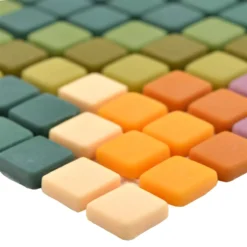 Glasmosaik Fliesen Haramont Grün