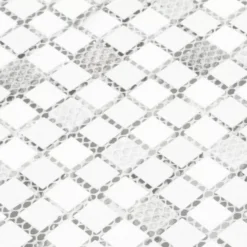 Glasmosaik Fliesen Lexington Glas Material Mix Weiß -Mosafil Shop glasmosaik fliesen lexington glas material mix weiss 6 100