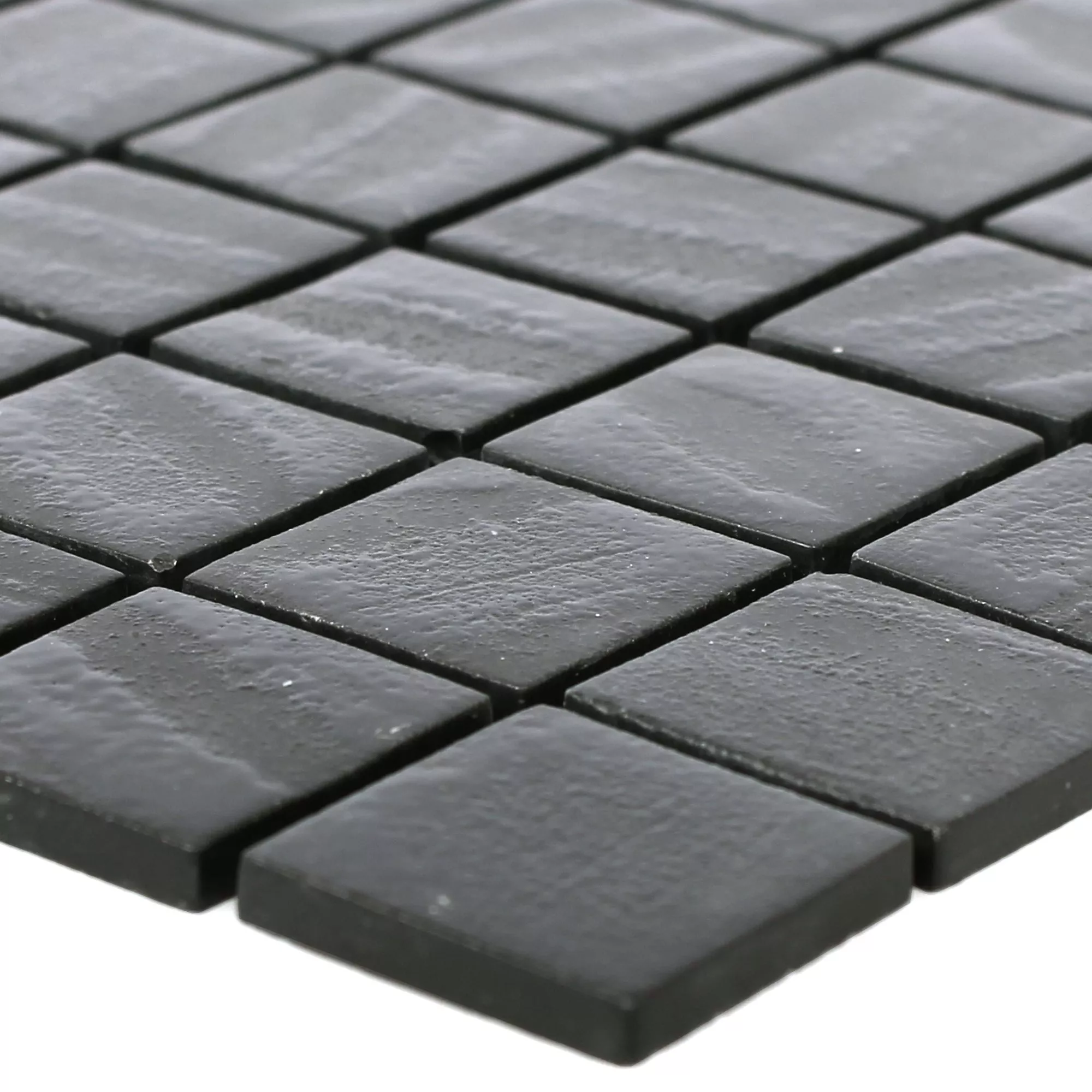 Glasmosaik Fliesen Mascota Schwarz Anthrazit 3 Glasmosaik Fliesen Mascota Schwarz Anthrazit