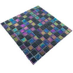 Glasmosaik Fliesen Perlmutt Effekt Manor Schwarz -Mosafil Shop glasmosaik fliesen perlmutt effekt manor schwarz 4 40