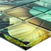 Glasmosaik Fliesen Pittsburg Blumen Optik Grün Braun -Mosafil Shop glasmosaik fliesen pittsburg blumen optik gruen braun 1 90