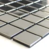 Glasmosaik Fliesen Silber Uni Alvor -Mosafil Shop glasmosaik fliesen silber uni 25x25x4mm 1 68