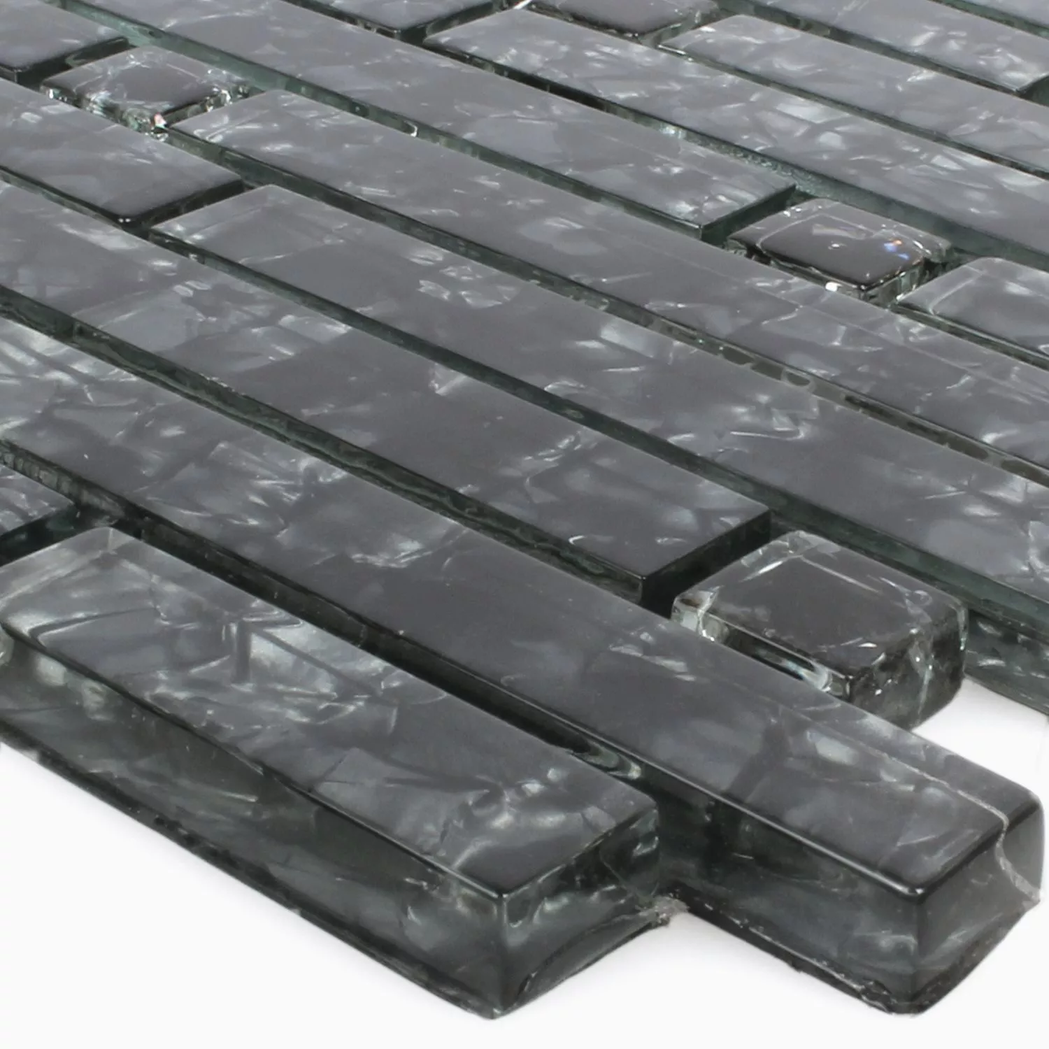 Glasmosaik Fliesen Villach Grau 3 Glasmosaik Fliesen Villach Grau