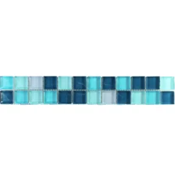 Glasmosaik Fliesenbordüre Akron Blau Grün 6 Glasmosaik Fliesenbordüre Akron Blau Grün -Mosafil Shop glasmosaik fliesenborduere akron blau gruen 2 21