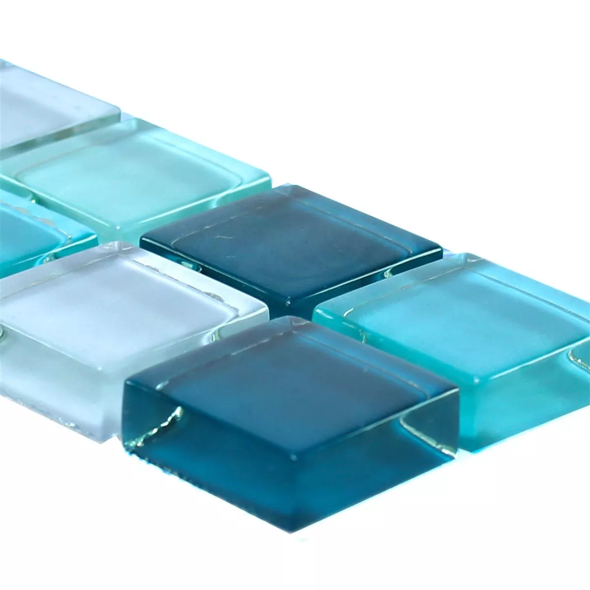 Glasmosaik Fliesenbordüre Akron Blau Grün 5 Glasmosaik Fliesenbordüre Akron Blau Grün – Bild 3