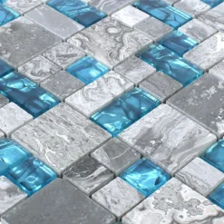 Glasmosaik Natursteinfliesen Sinop Grau Blau 2 Mix -Mosafil Shop glasmosaik natursteinfliesen sinop grau blau 2 mix 2 64