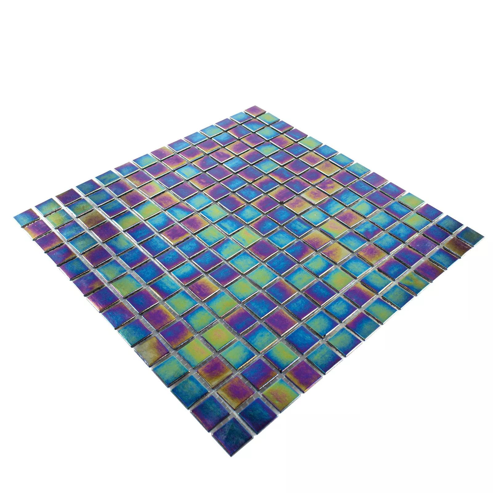 Glasmosaik Williams Perlmutt Effekt Grün Schwarz 5 Glasmosaik Williams Perlmutt Effekt Grün Schwarz – Bild 3