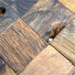 Alternative view of Holz Mosaikfliesen Bredon 3D Braun Quadrat