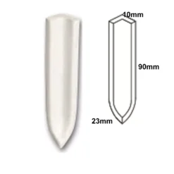 Innenecke Courage Anthrazit Matt 2,3x9cm