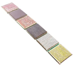 Keramik Fliesen Bordüre Bridport Bunt Mix