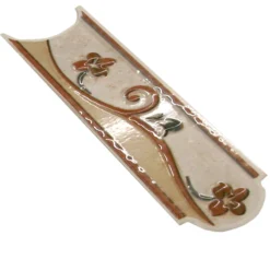 Keramik Fliesen Bordüre Frognot Beige 5x20cm