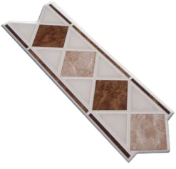 Keramik Fliesen Bordüre Hixson Beige 6x20cm