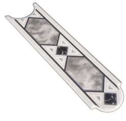 Keramik Fliesen Bordüre Melissa Grau 5x20cm