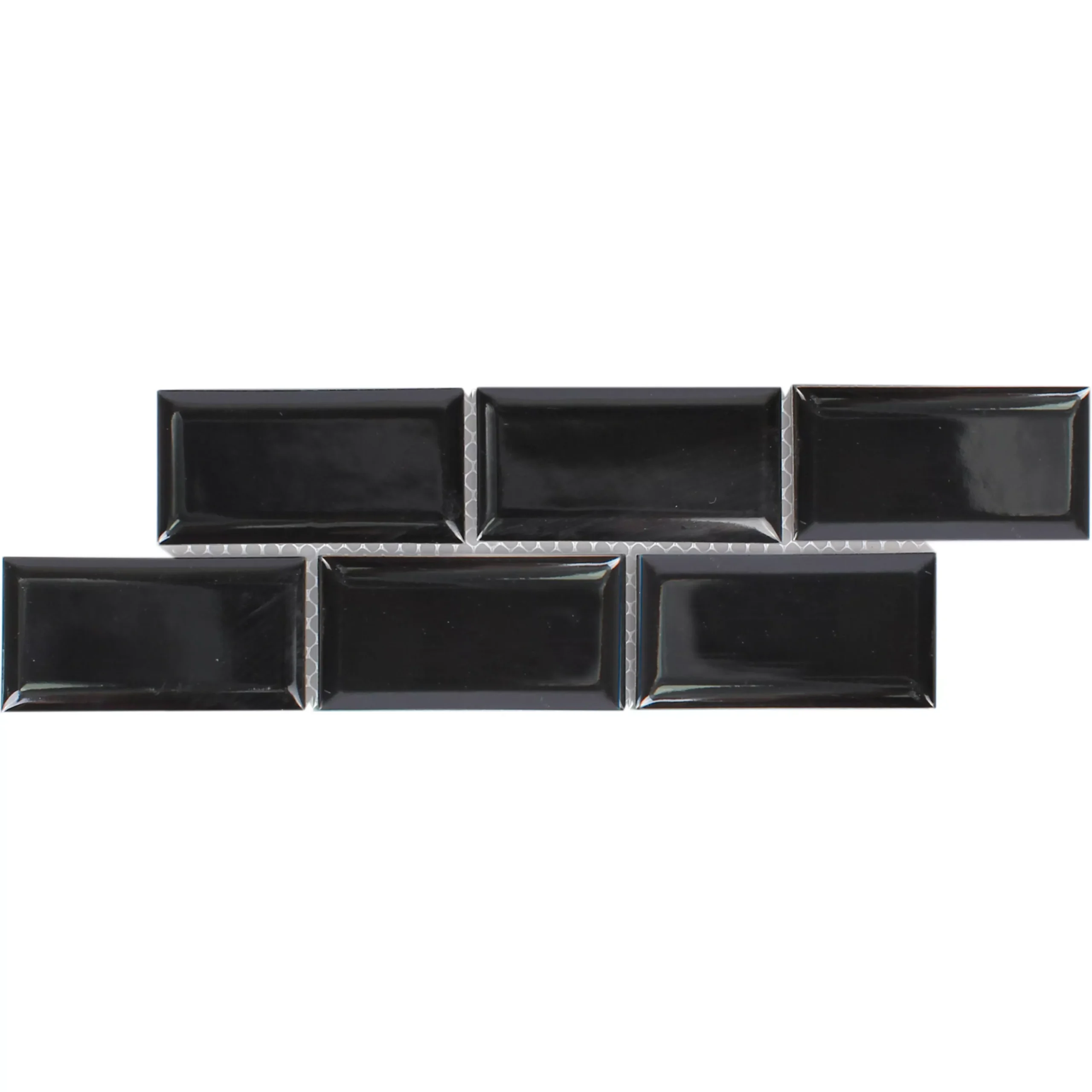 Keramik Fliesen Bordüre Metro Sanford Schwarz 4 Keramik Fliesen Bordüre Metro Sanford Schwarz – Bild 2