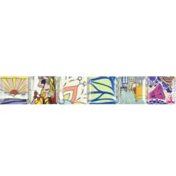 Keramik Fliesen Bordüre Roxbury Retro Bunt -Mosafil Shop keramik fliesen borduere roxbury retro bunt 5 23