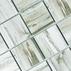 Alternative view of Keramik Holzoptik Mosaikfliesen Norfolk Weiss Quadrat