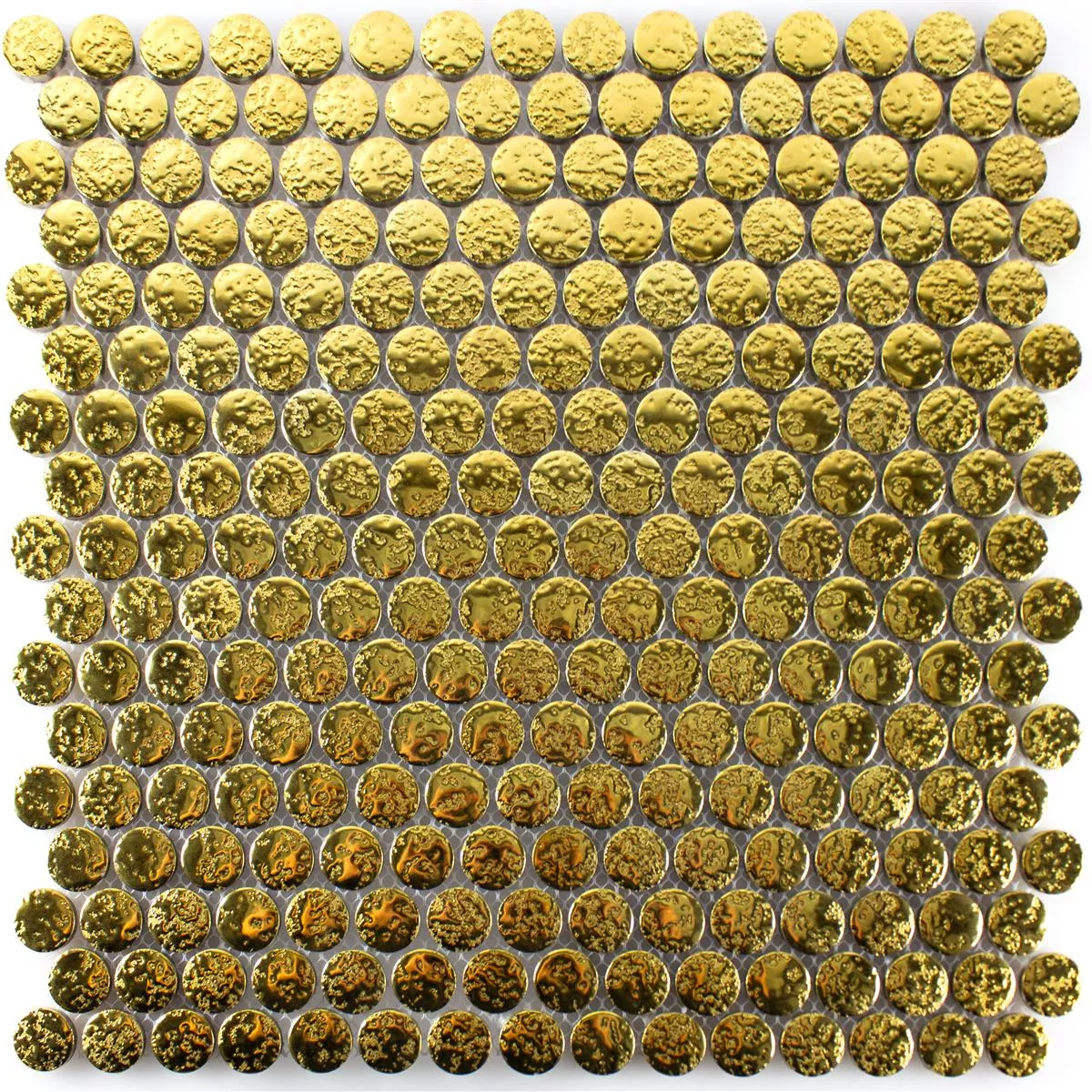 Keramik Knopf Effekt Mosaik Fliesen Meneksche Gold 7 Keramik Knopf Effekt Mosaik Fliesen Meneksche Gold – Bild 5