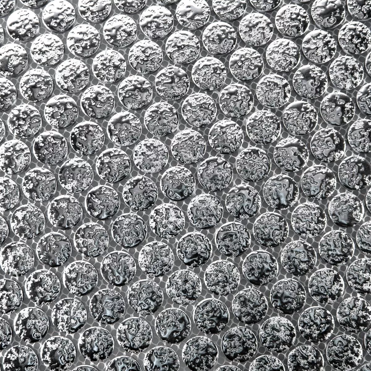 Keramik Knopf Effekt Mosaik Fliesen Meneksche Silber 6 Keramik Knopf Effekt Mosaik Fliesen Meneksche Silber – Bild 4