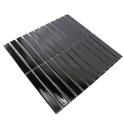 Keramik Mosaik Fliesen Durham Glänzend Schwarz -Mosafil Shop keramik mosaik fliesen durham glaenzend schwarz 3 56