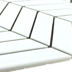 Keramik Mosaik Fliesen Elbistan Weiß Matt