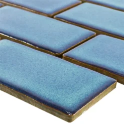 Keramik Mosaik Fliesen Florenz Handgemacht Blau