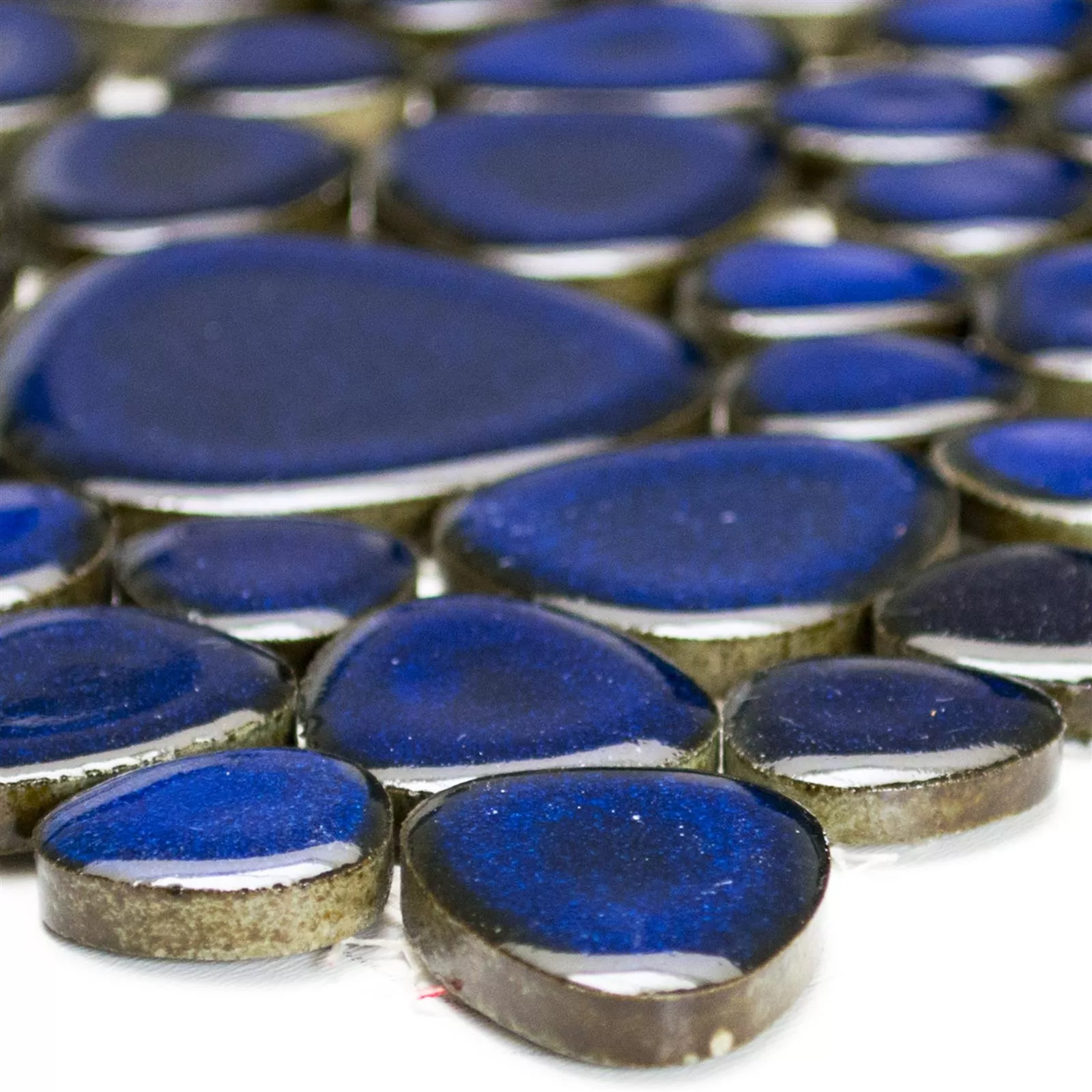 Keramik Mosaik Fliesen Kiesel Optik Dunkelblau 3 Keramik Mosaik Fliesen Kiesel Optik Dunkelblau